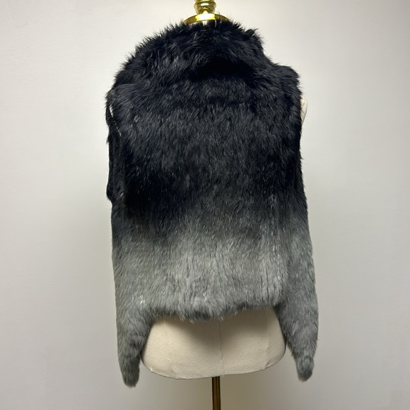 Yves Salomon Rabbit Fur Ombré Vest - Picture 7 of 9